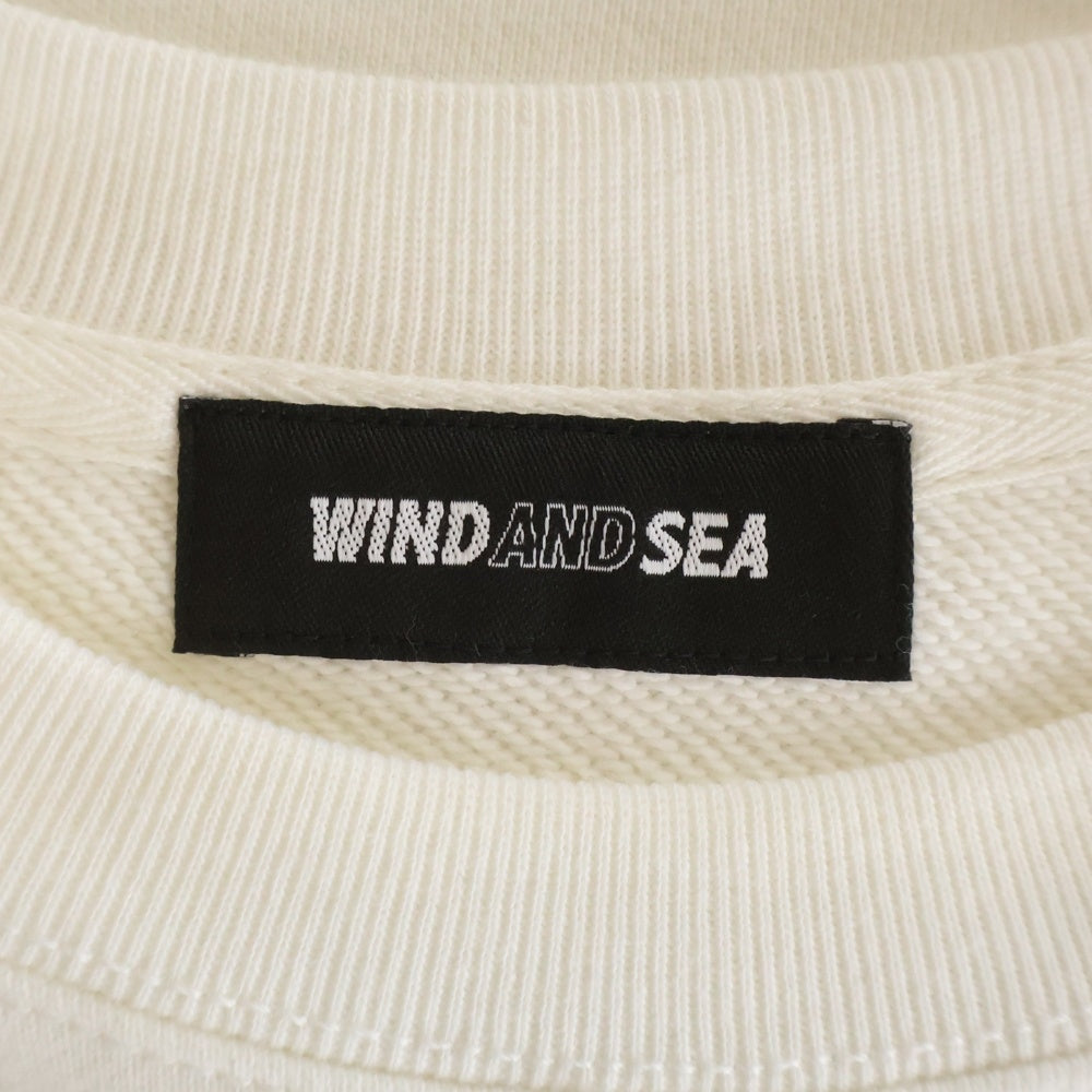 WIND AND SEA(ウィンダンシー) 26SS MARILYN MONROE WDS CREWNECK SWEAT SHIRT マリリンモンロースウェットトレーナー ホワイト WDS-C-MRM-26-Q1-CS-06