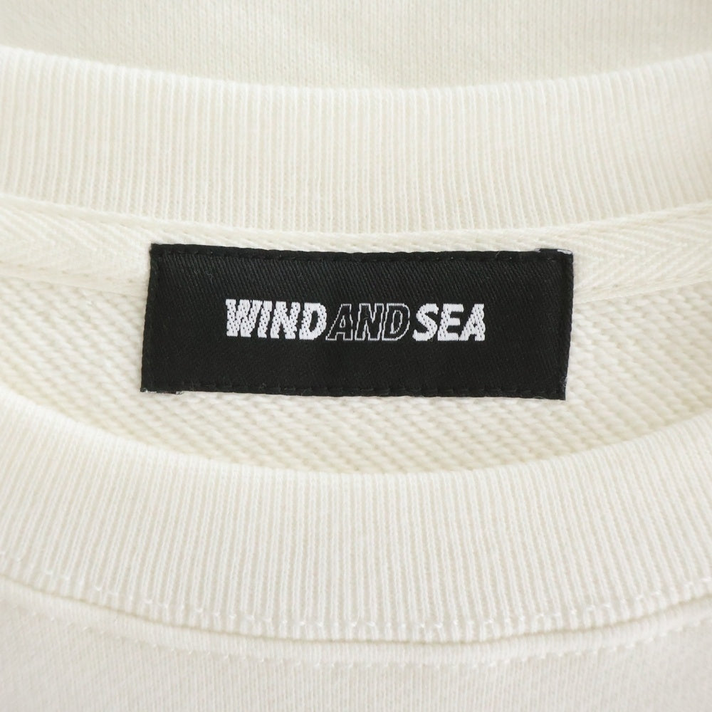 WIND AND SEA(ウィンダンシー) 26SS MARILYN MONROE WDS CREWNECK SWEAT SHIRT マリリンモンロースウェットトレーナー ホワイト WDS-C-MRM-26-Q1-CS-06