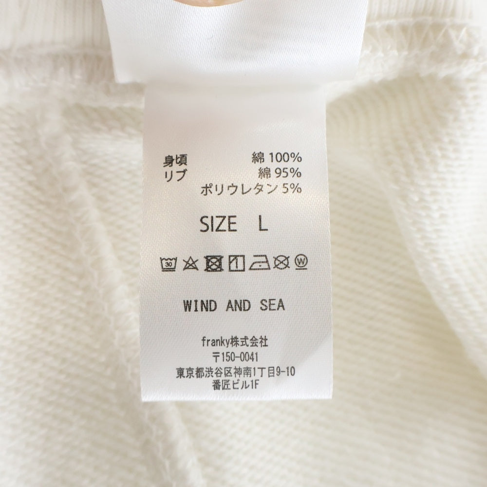 WIND AND SEA(ウィンダンシー) 26SS MARILYN MONROE WDS CREWNECK SWEAT SHIRT マリリンモンロースウェットトレーナー ホワイト WDS-C-MRM-26-Q1-CS-06