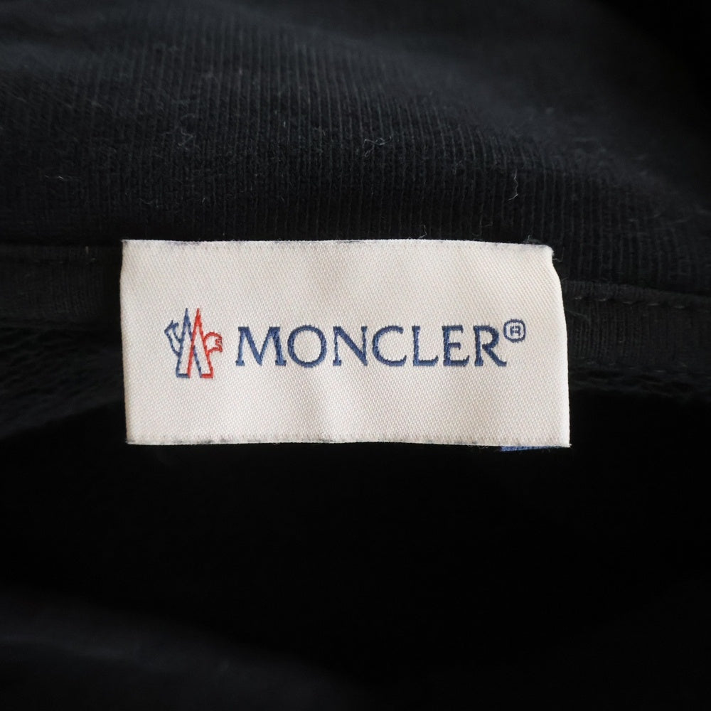 MONCLER(モンクレール) 25SS FELPA CON フェルパ コン プルオーバースウェットパーカー フーディー ブラック K10918G00035