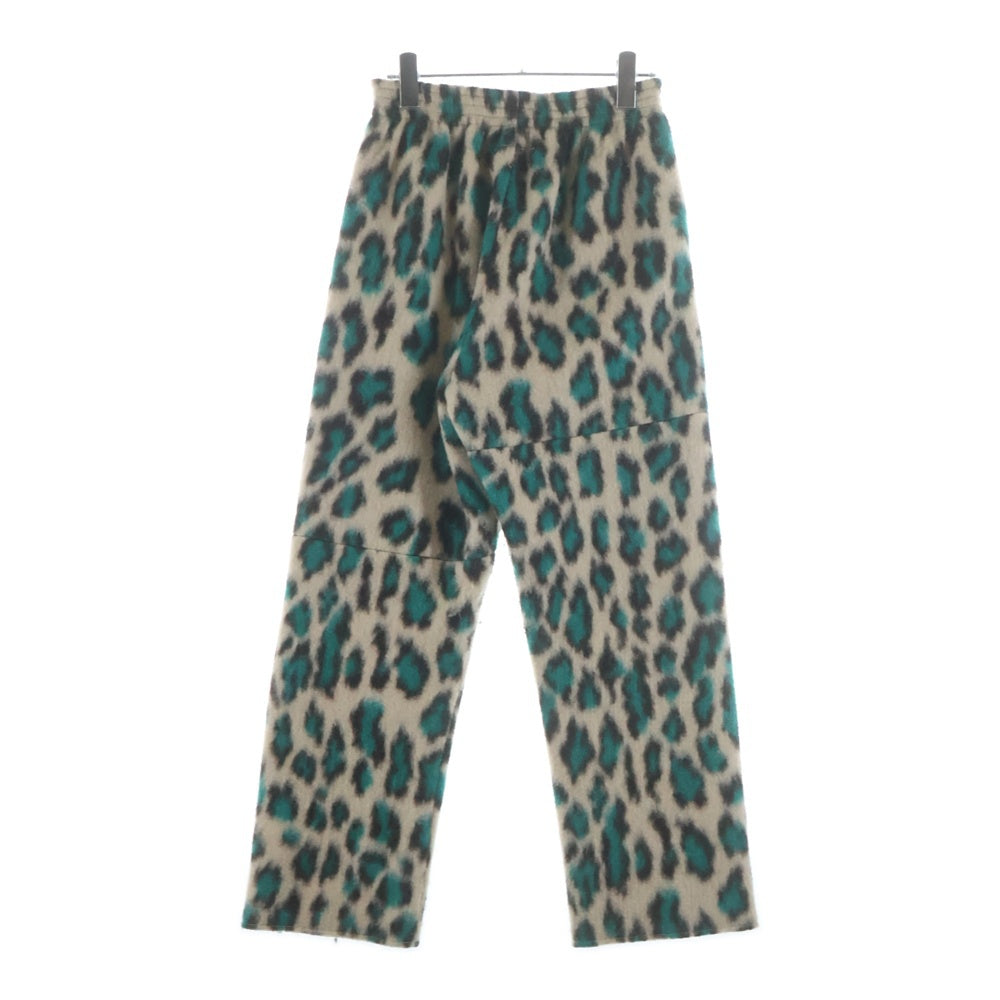 MM6 Maison Margiela(エムエムシックスメゾンマルジェラ) レオパード ウール イージーテーパードパンツ レディース ベージュ/グリーン S52KA0270 S53100