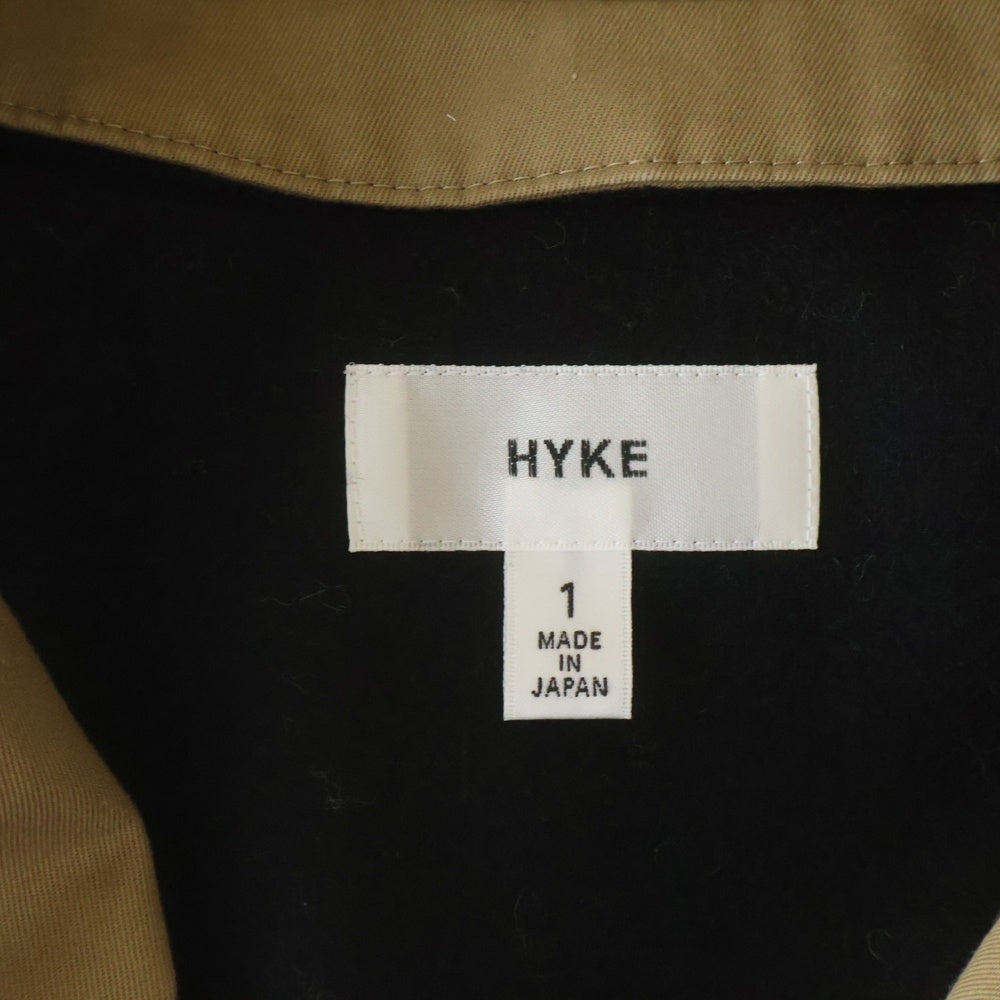 HYKE(ハイク) ウールライナー付き ロング トレンチコート ベージュ 162-17005