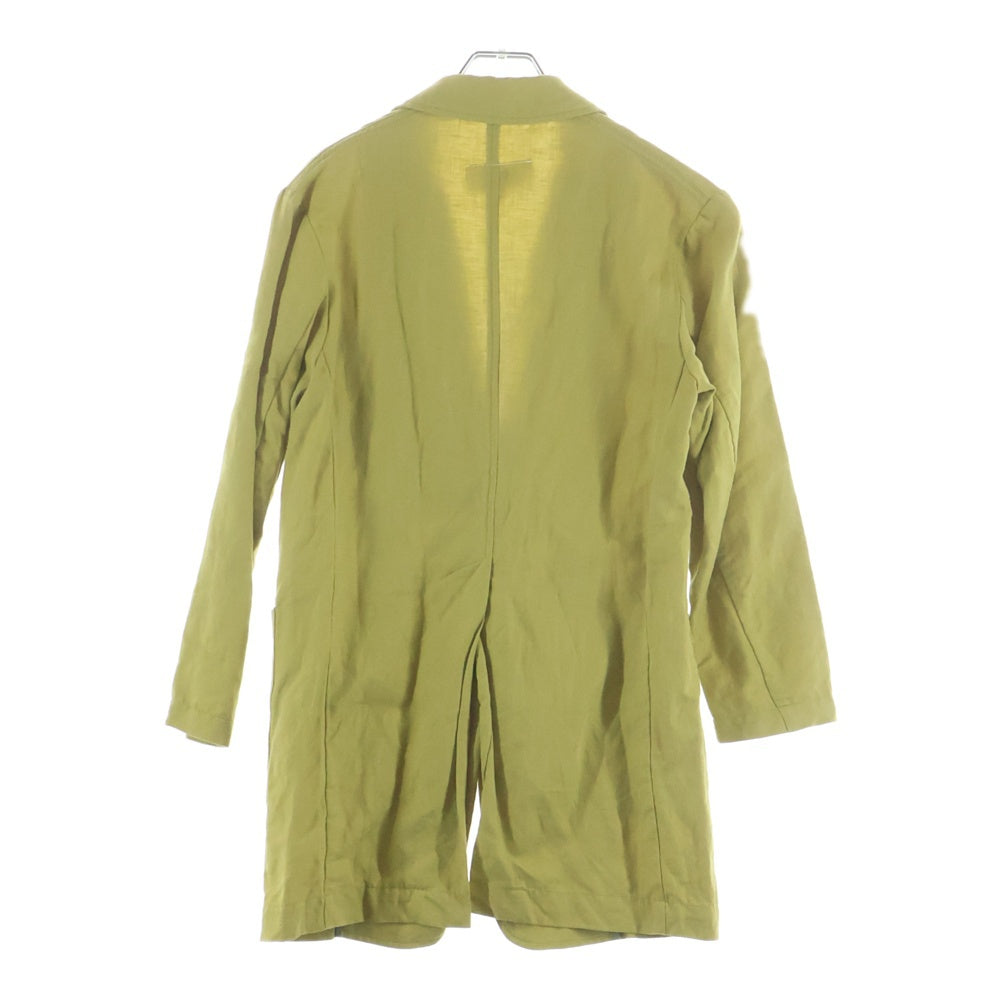 MM6 Maison Margiela(エムエムシックスメゾンマルジェラ) 15SS コットン シングルテーラードジャケット イエロー S32BN0103 S43502