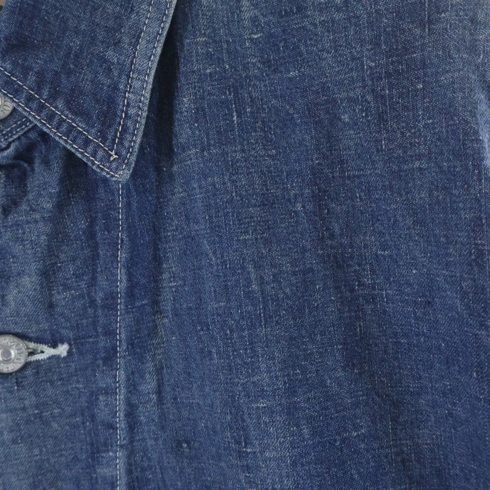 KAPTAIN SUNSHINE(キャプテンサンシャイン) ×New Manual DENIM CHORE JACKET ニューマニュアル デニム チョアジャケット カバーオール インディゴ KSNM002