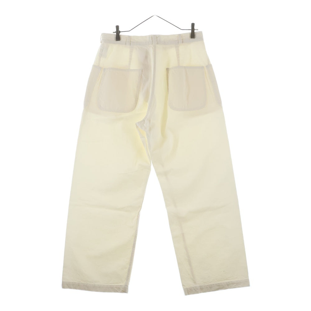 HERILL(ヘリル) 25SS NEPDENIM UTILITY PANTS ネップデニム ユーティリティパンツ ホワイト 25-030-HL-8150-10