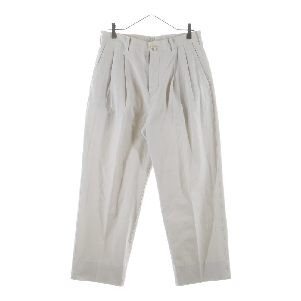 MAATEE&SONS(マーティーアンドサンズ) 23SS 俺のCHINO PAN 強撚GABA GARMENT DYED ガーメントダイ オレノ チノワークパンツ ライトグレー MT3103-0205A