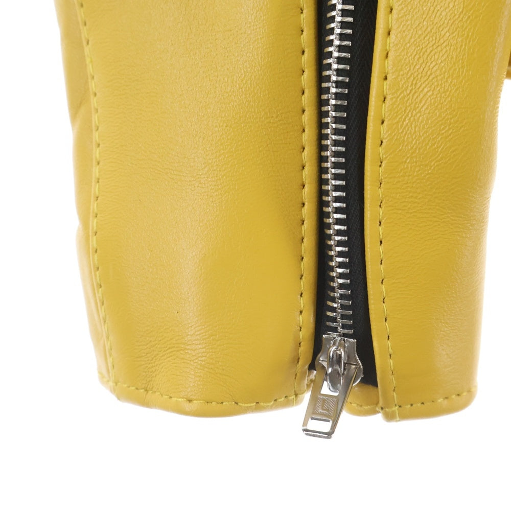 Lewis Leathers(ルイスレザー) 441T CYCLONE TIGHT FIT サイクロン タイトフィット レザー ダブルライダースジャケット イエロー