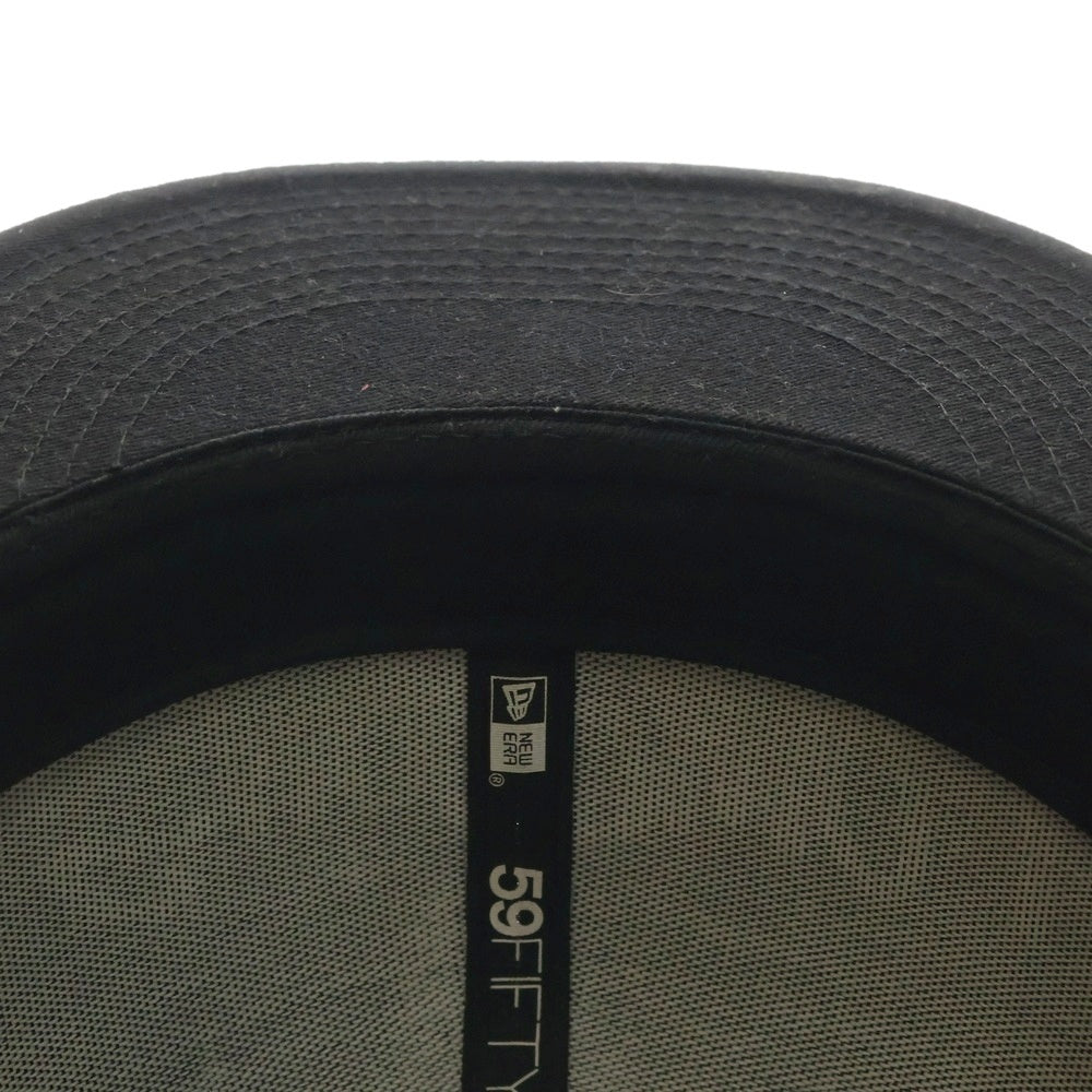 SUPREME(シュプリーム) 22SS ×NEW ERA Handstyle Cap Black ニューエラ ハンドスタイル 刺繍ロゴデザイン ベースボールキャップ 帽子 ブラック