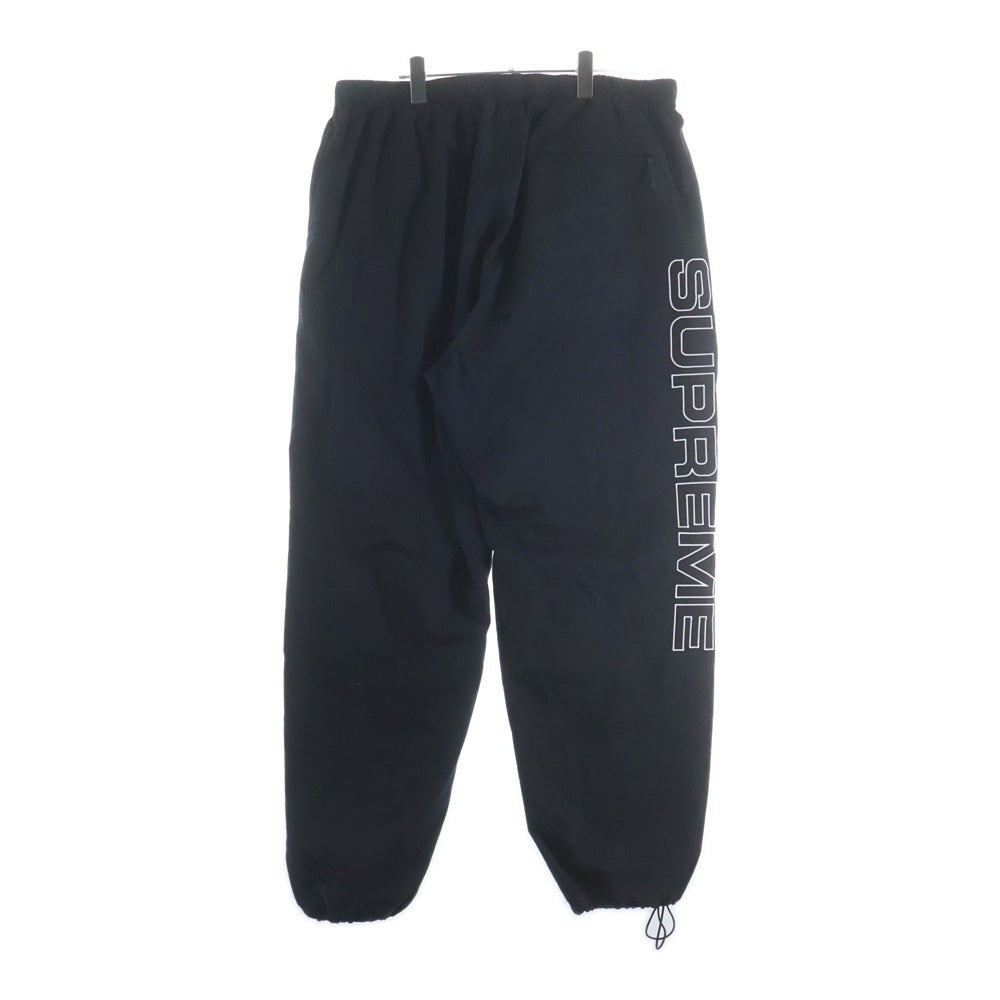 SUPREME(シュプリーム) 25AW Spellout Embroidered Ripstop Track Pant スペルアウト エンブロイダリー リップストップ トラックパンツ ブラック