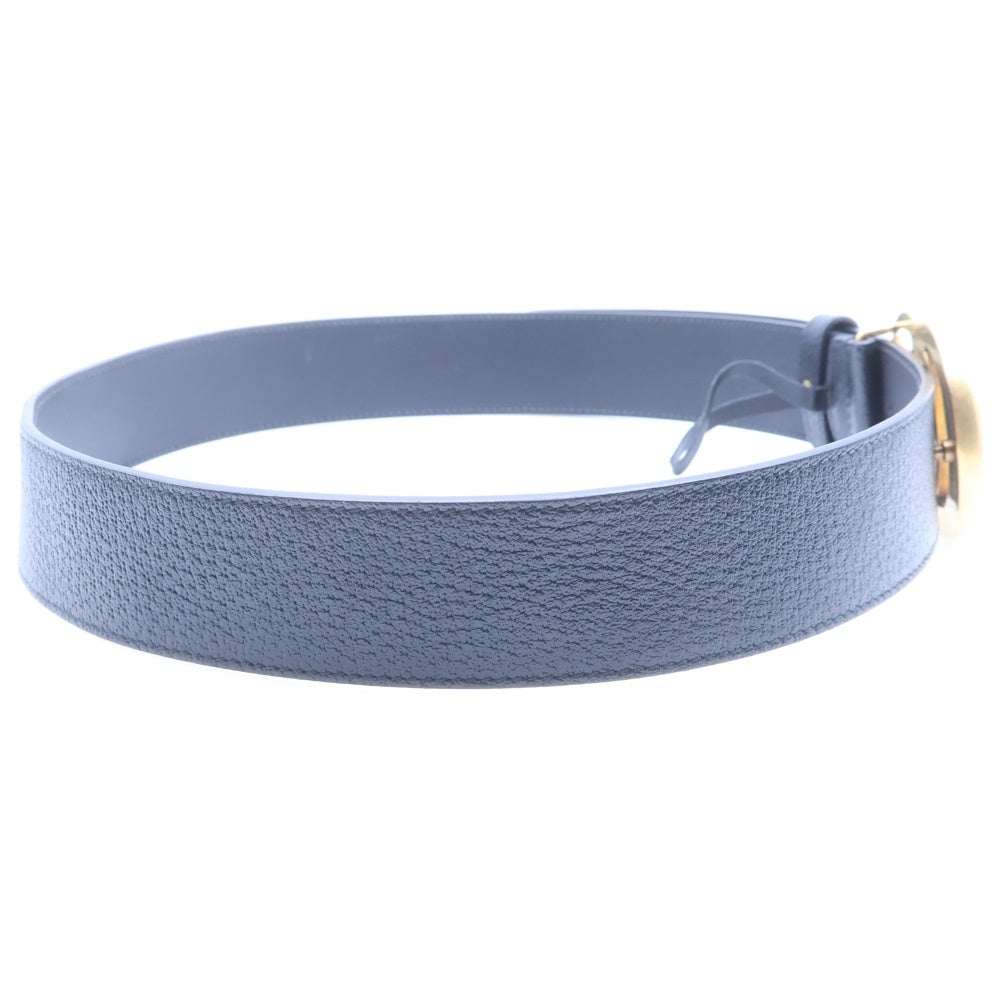GUCCI(グッチ) GGマーモント レザーベルト ブラック ゴールド金具 406831
