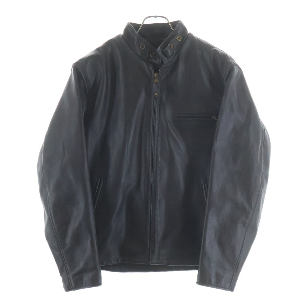 SCHOTT(ショット) 641 SINGLE RIDERS LEATHER JACKET シングルライダース レザージャケット ボアライナー付き ブラック