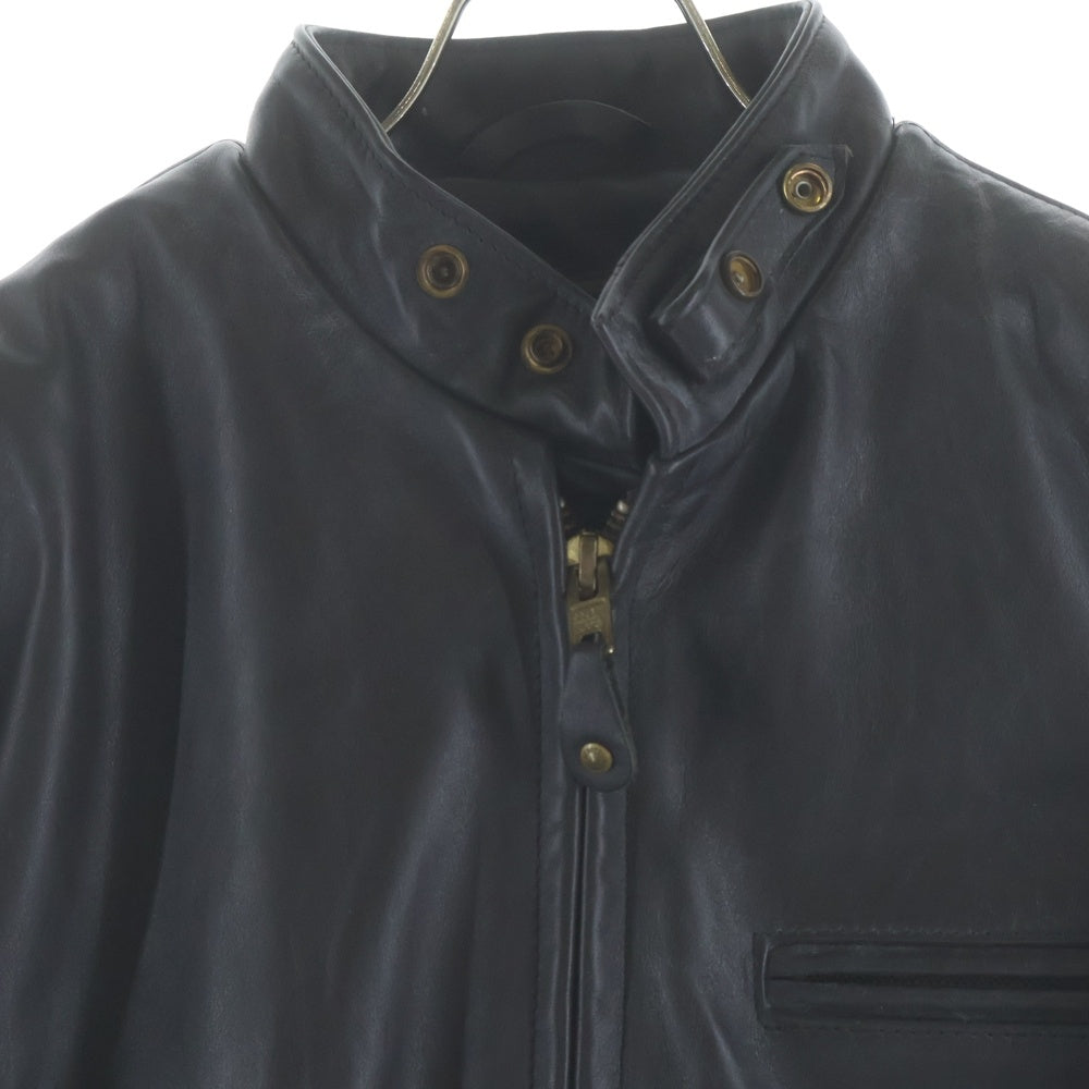 SCHOTT(ショット) 641 SINGLE RIDERS LEATHER JACKET シングルライダース レザージャケット ボアライナー付き ブラック