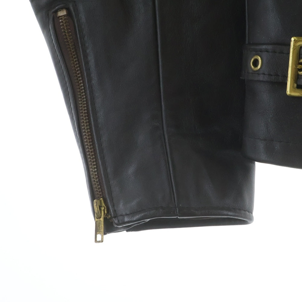 SCHOTT(ショット) 641 SINGLE RIDERS LEATHER JACKET シングルライダース レザージャケット ボアライナー付き ブラック