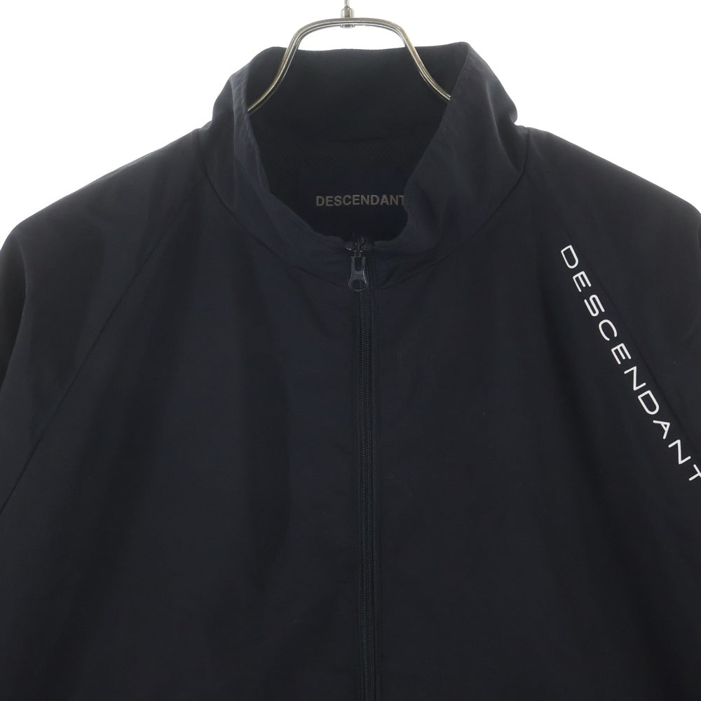DESCENDANT(ディセンダント) 25FW VERT NYLON JACKET ヴァート 両面ロゴプリント ジップアップ メッシュライニング ナイロン ジャケット