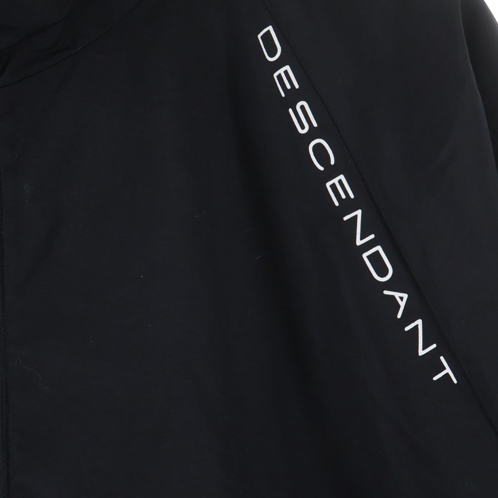 DESCENDANT(ディセンダント) 25FW VERT NYLON JACKET ヴァート 両面ロゴプリント ジップアップ メッシュライニング ナイロン ジャケット