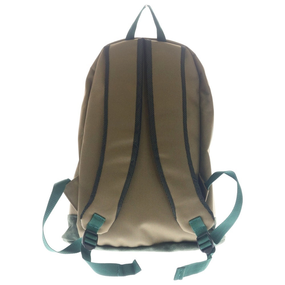 kolor BEACON(カラービーコン) レザートリム ナイロン バックパック リュックサック ブラウン 25SBM-A03533