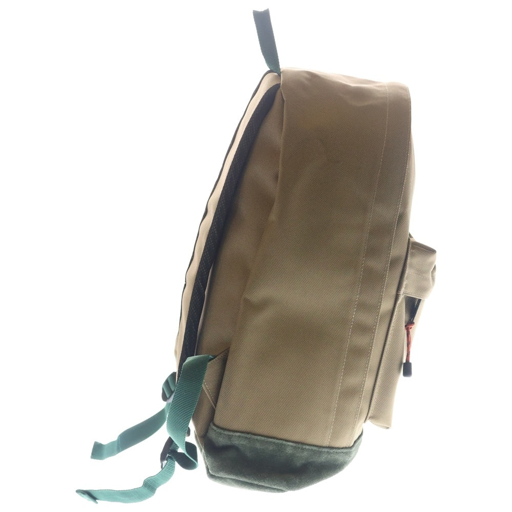 kolor BEACON(カラービーコン) レザートリム ナイロン バックパック リュックサック ブラウン 25SBM-A03533