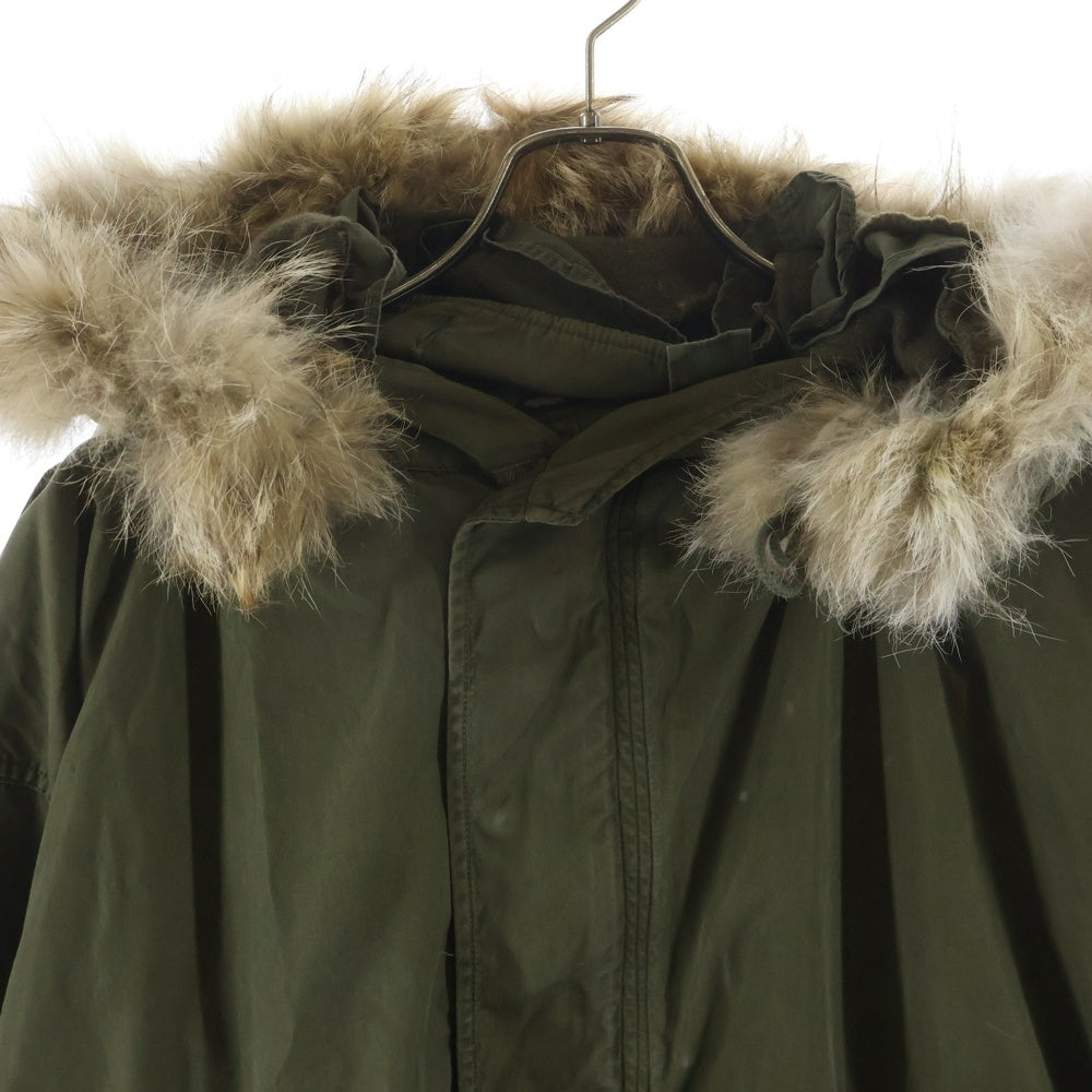 VINTAGE(ヴィンテージ) 50S VINATEG M-51 PARKA SHELL ファーフード付き フィッシュテールパーカー ヴィンテージ シェルジャケット ミリタリー カーキ P-11013