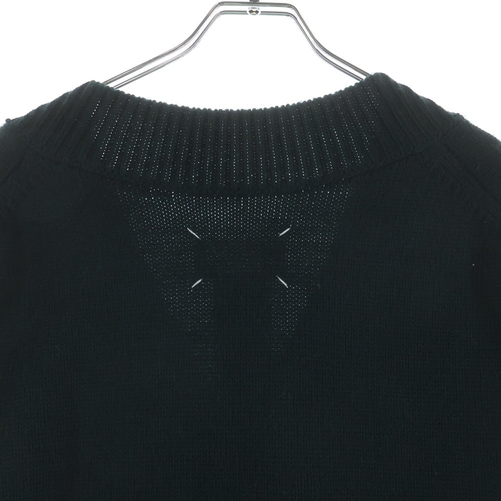 Maison Margiela(メゾンマルジェラ) カシミヤ混 タバート Vネックウールジレベスト グリーン S50TH052 S17832