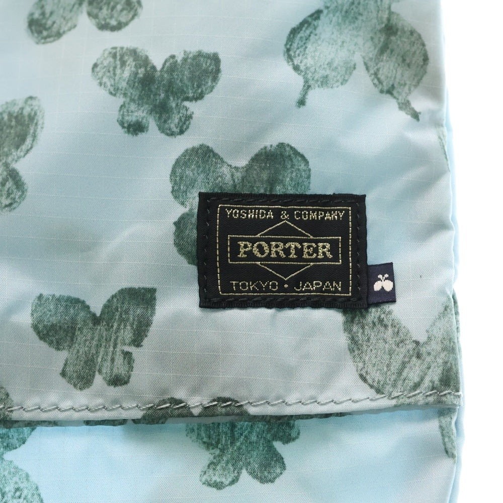 PORTER(ポーター) ×MINA PERHONEN ミナ ペルホネン 2WAY ナイロンショルダーバッグ ハンドバッグ ブルー XA9759 レディース