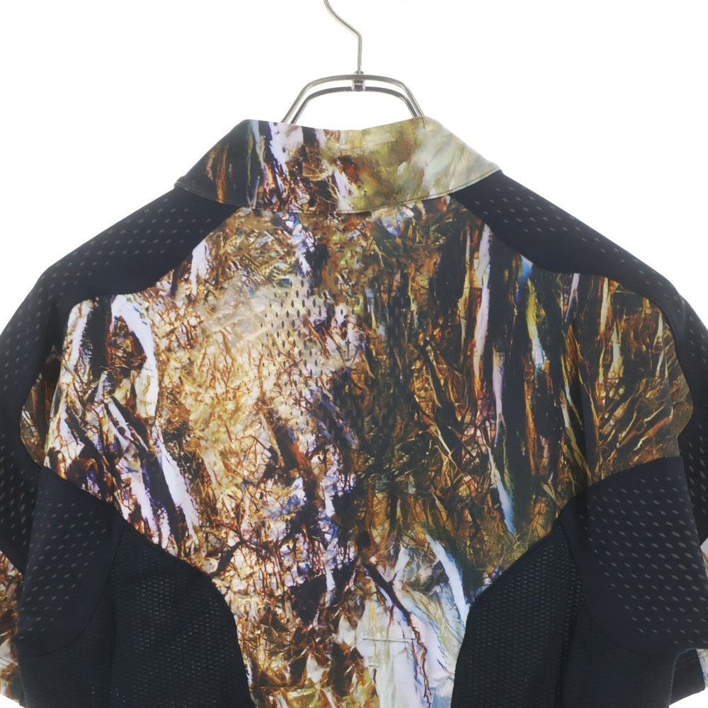 NIKE(ナイキ) 23AW ×NOCTA ノクタ カモ柄 ハーフジップランニングトップ 半袖カットソー ブラウン FJ3013-902