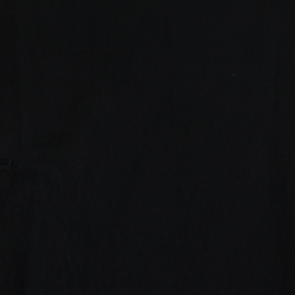 Y's(ワイズ) COTTON NYLON GABARDINE COLLARLESS COAT コットンナイロン ギャバジン ノーカラーコート ブラック レディース YL-C11-020