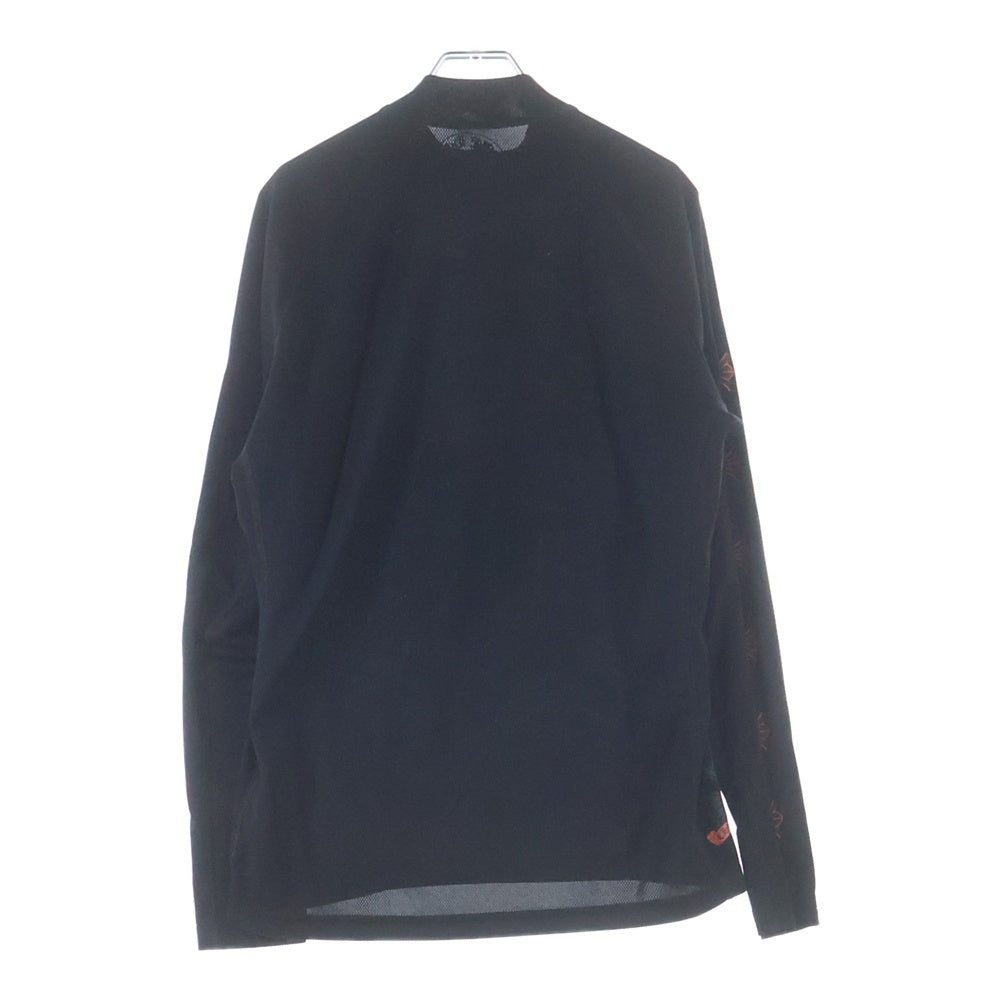 CHROME HEARTS(クロムハーツ) OLD オールド ラッシュガード ハーフジップ トラックジャケット ブラック