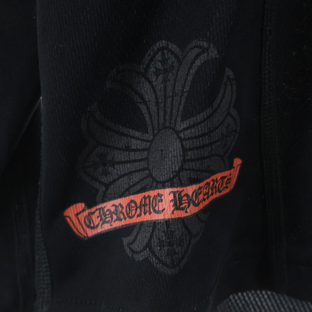 CHROME HEARTS(クロムハーツ) OLD オールド ラッシュガード ハーフジップ トラックジャケット ブラック