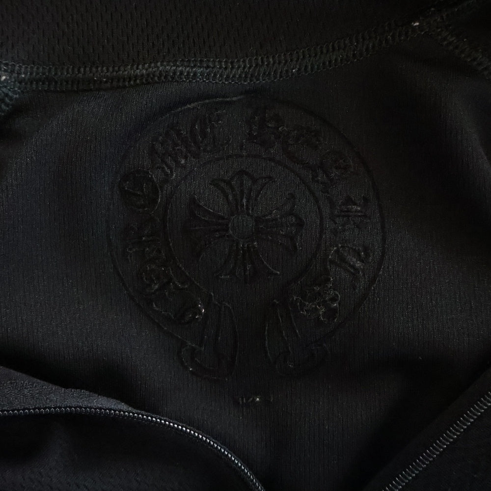 CHROME HEARTS(クロムハーツ) OLD オールド ラッシュガード ハーフジップ トラックジャケット ブラック