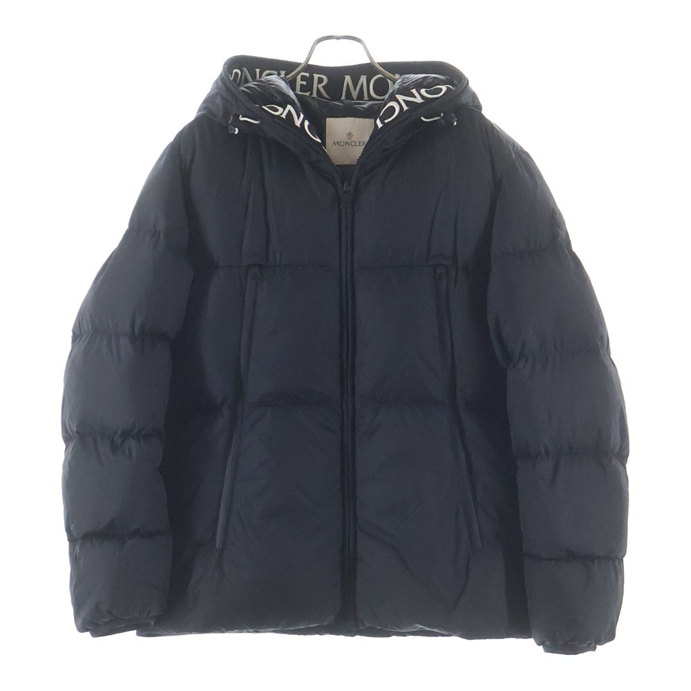 MONCLER(モンクレール) 22AW MONTCLA モンクラ ロゴパッチ ジップアップ フーデッド ダウンジャケット ブラック H20911B56900C0300