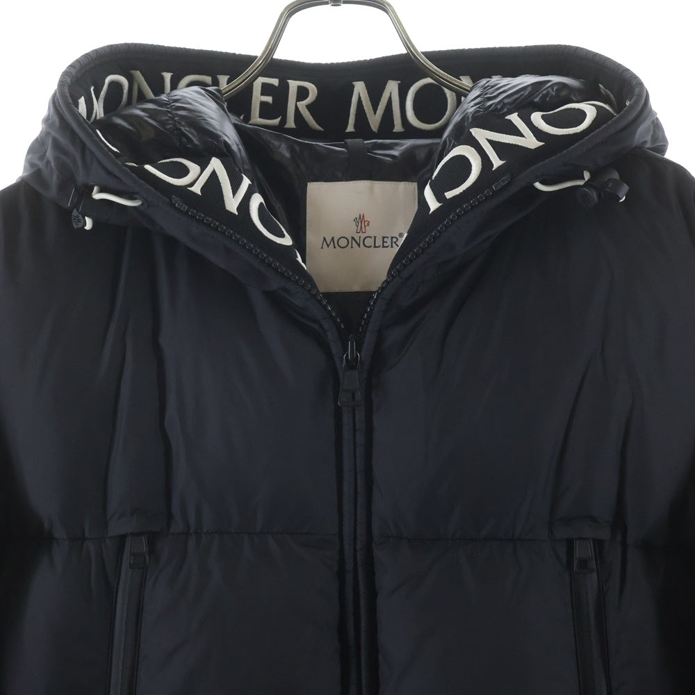 MONCLER(モンクレール) 22AW MONTCLA モンクラ ロゴパッチ ジップアップ フーデッド ダウンジャケット ブラック H20911B56900C0300