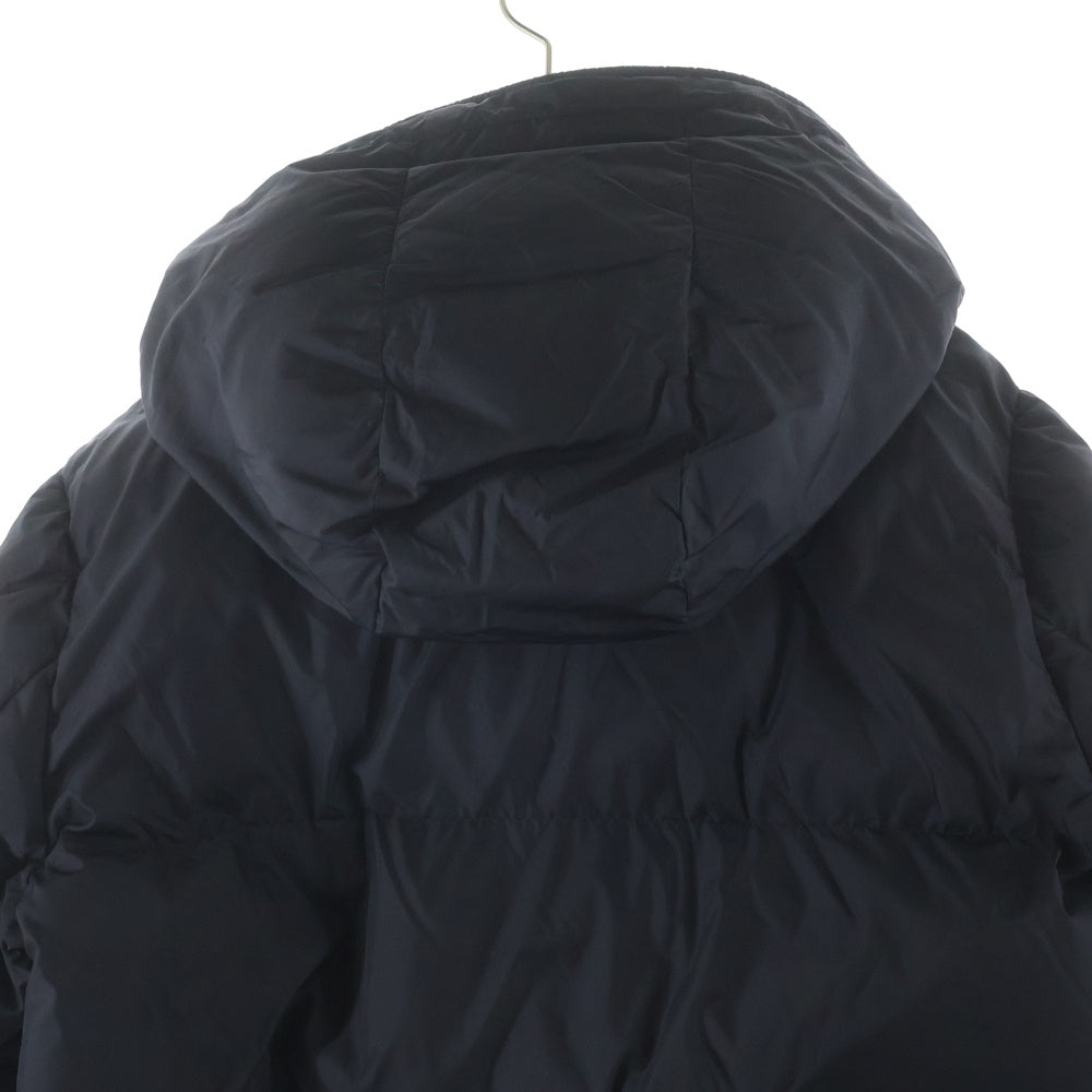 MONCLER(モンクレール) 22AW MONTCLA モンクラ ロゴパッチ ジップアップ フーデッド ダウンジャケット ブラック H20911B56900C0300
