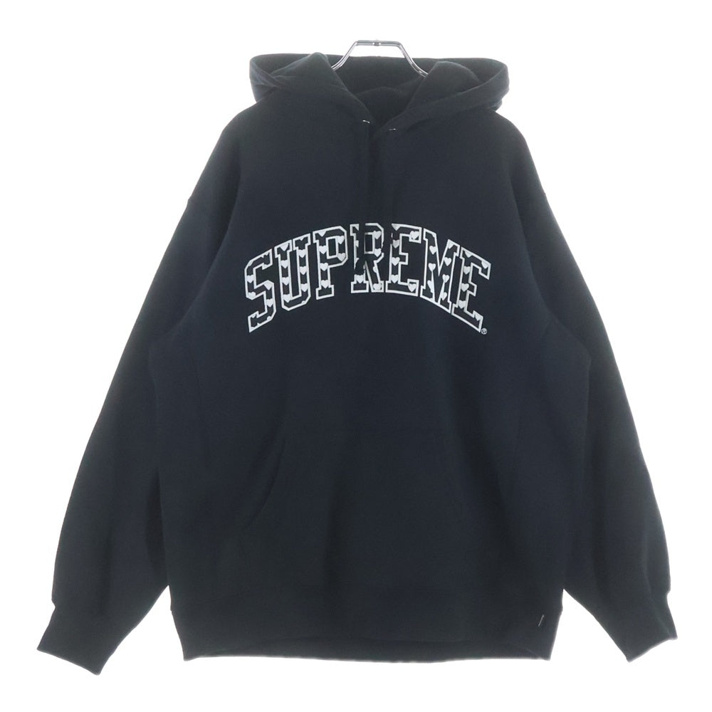 SUPREME(シュプリーム) 21SS Heart Arc Hooded Sweatshirt ハート アーチロゴデザイン フーデッド スウェット パーカー ブラック