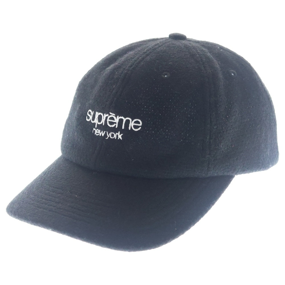 SUPREME(シュプリーム) 25AW Harris Tweed 6-Panel ハリスツイード 6パネル キャップ ブラック