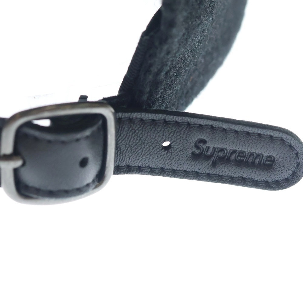 SUPREME(シュプリーム) 25AW Harris Tweed 6-Panel ハリスツイード 6パネル キャップ ブラック