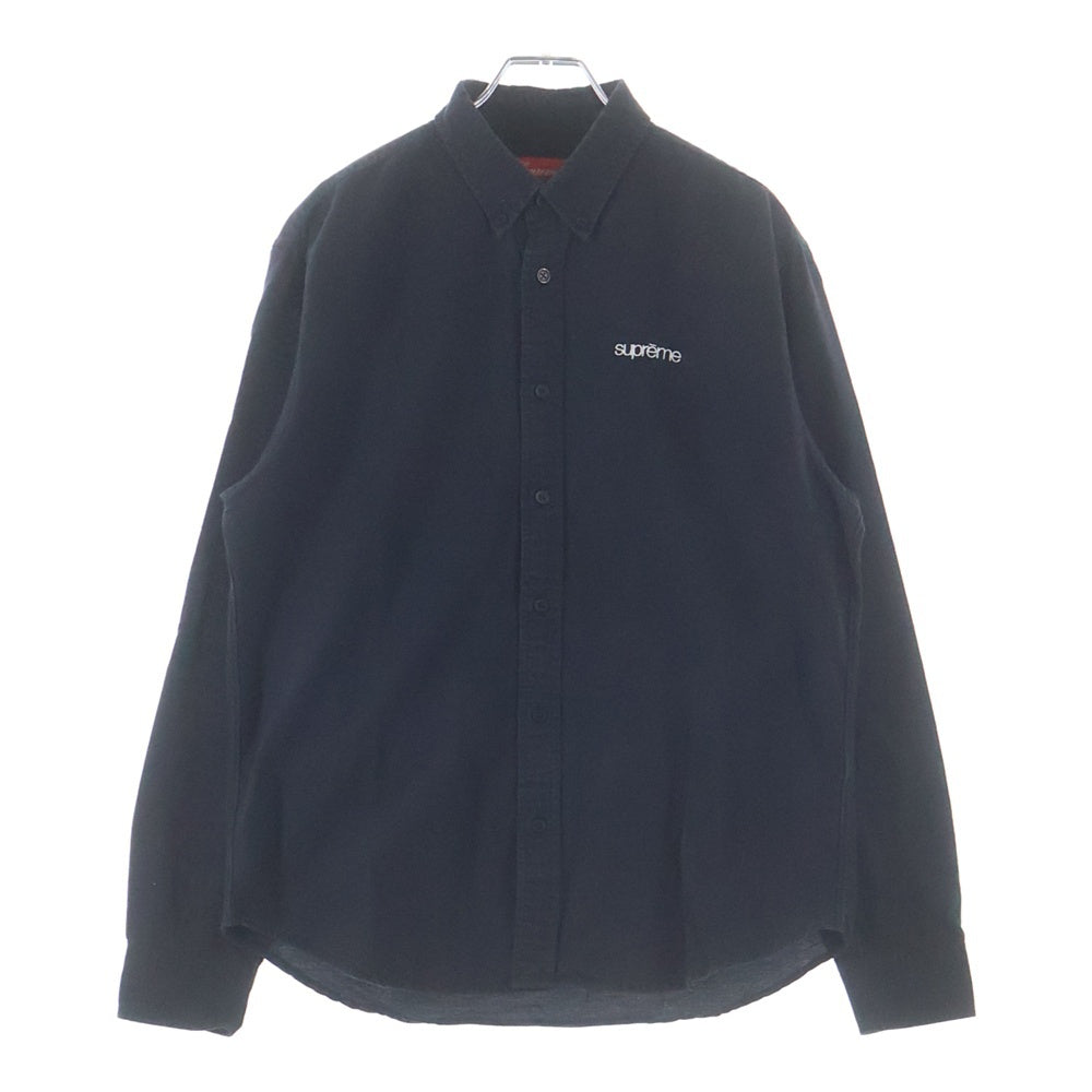 SUPREME(シュプリーム) 20SS Oxford Shirt オックスフォード コットン 長袖シャツ ブラック