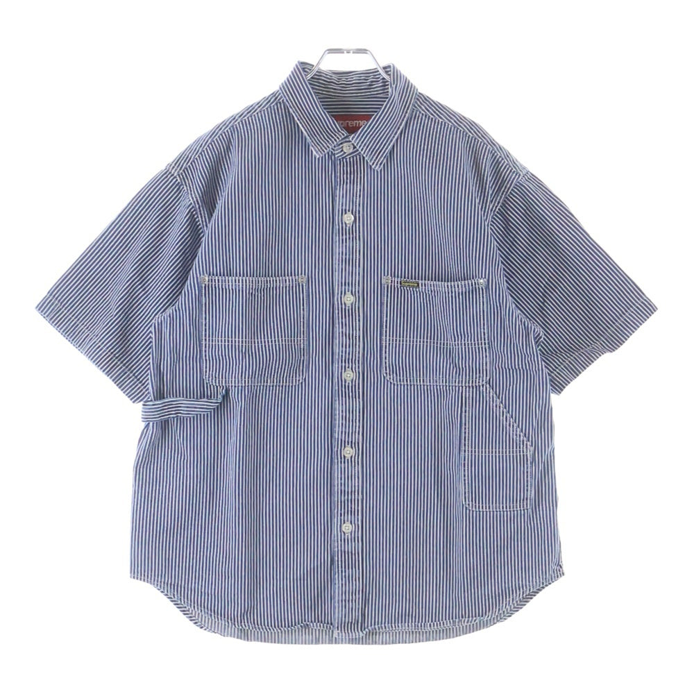 SUPREME(シュプリーム) 25SS Loose Fit S/S Denim Painter Shirt ルーズ フィット デニムペインター 半袖シャツ インディゴ