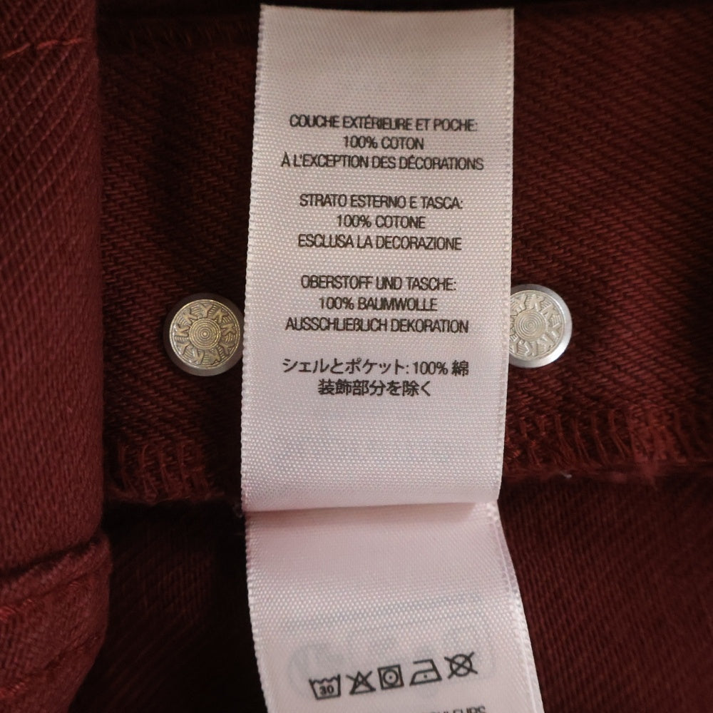 SUPREME(シュプリーム) 24AW Regular Jean レギュラー デニムパンツ ジーンズ バーガンディー