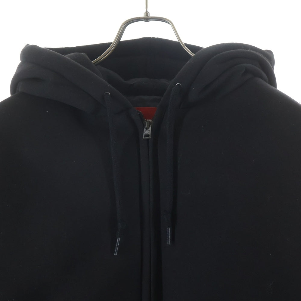 SUPREME(シュプリーム) 24AW ×THE NORTH FACE Down Filled Zip Up Hooded Sweatshirt ザノースフェイス ダウンフィルド ジップアップスウェットシャツジャケット ブラック NY52400I