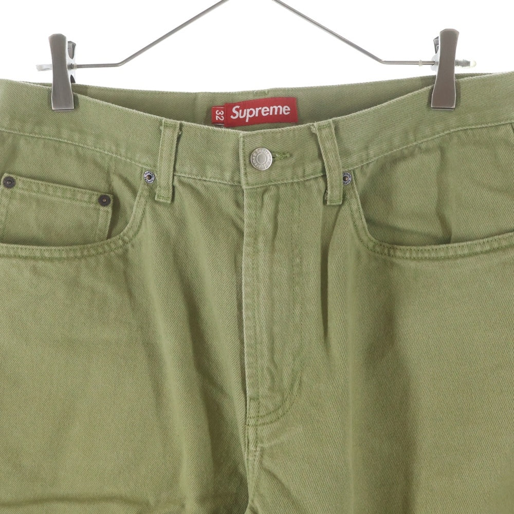 SUPREME(シュプリーム) 24SS Baggy Denim Short バギー デニムショートパンツ カーキ