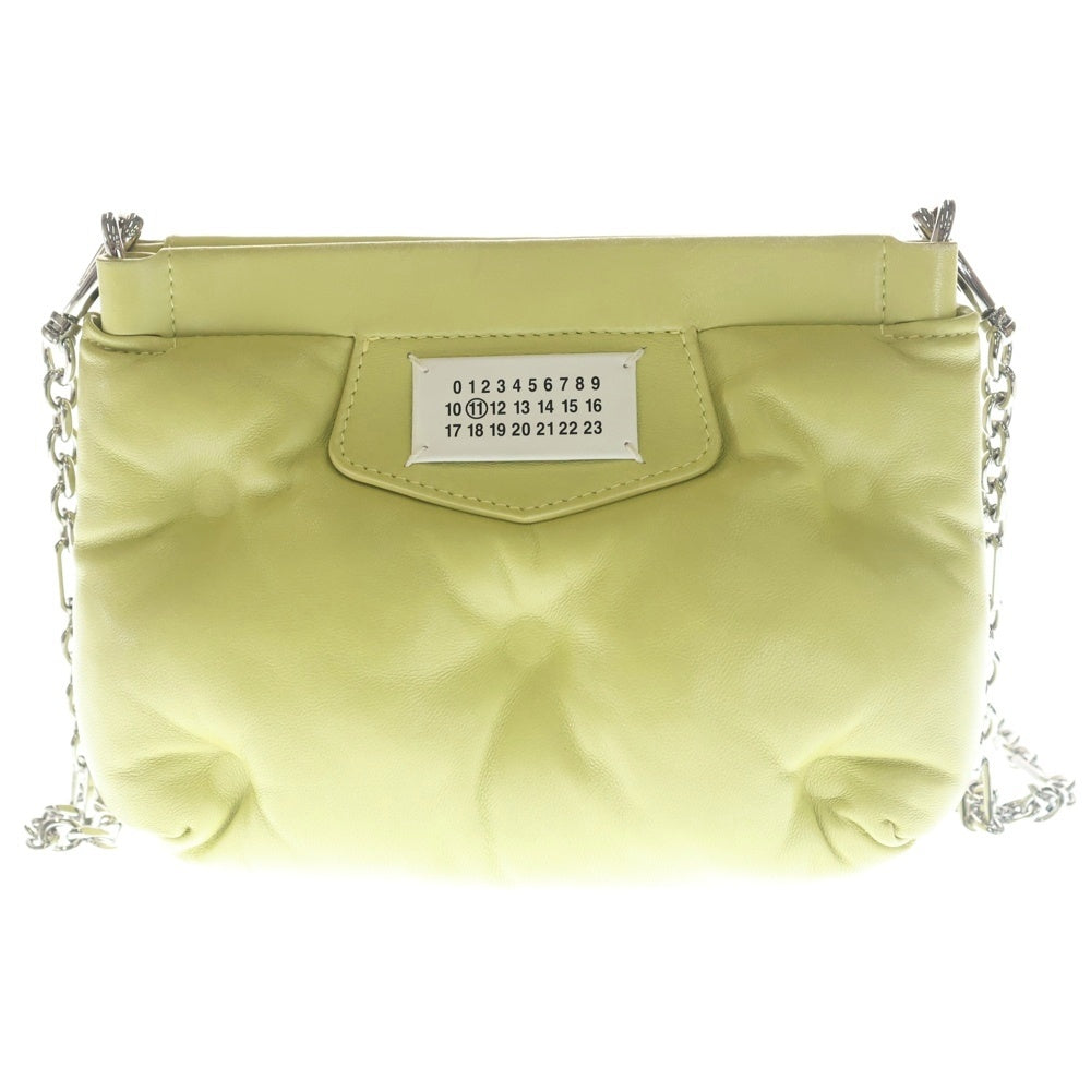 Maison Margiela(メゾンマルジェラ) Glam Slam グラムスラム レザー チェーンショルダーバッグ イエロー S56WF0161 レディース
