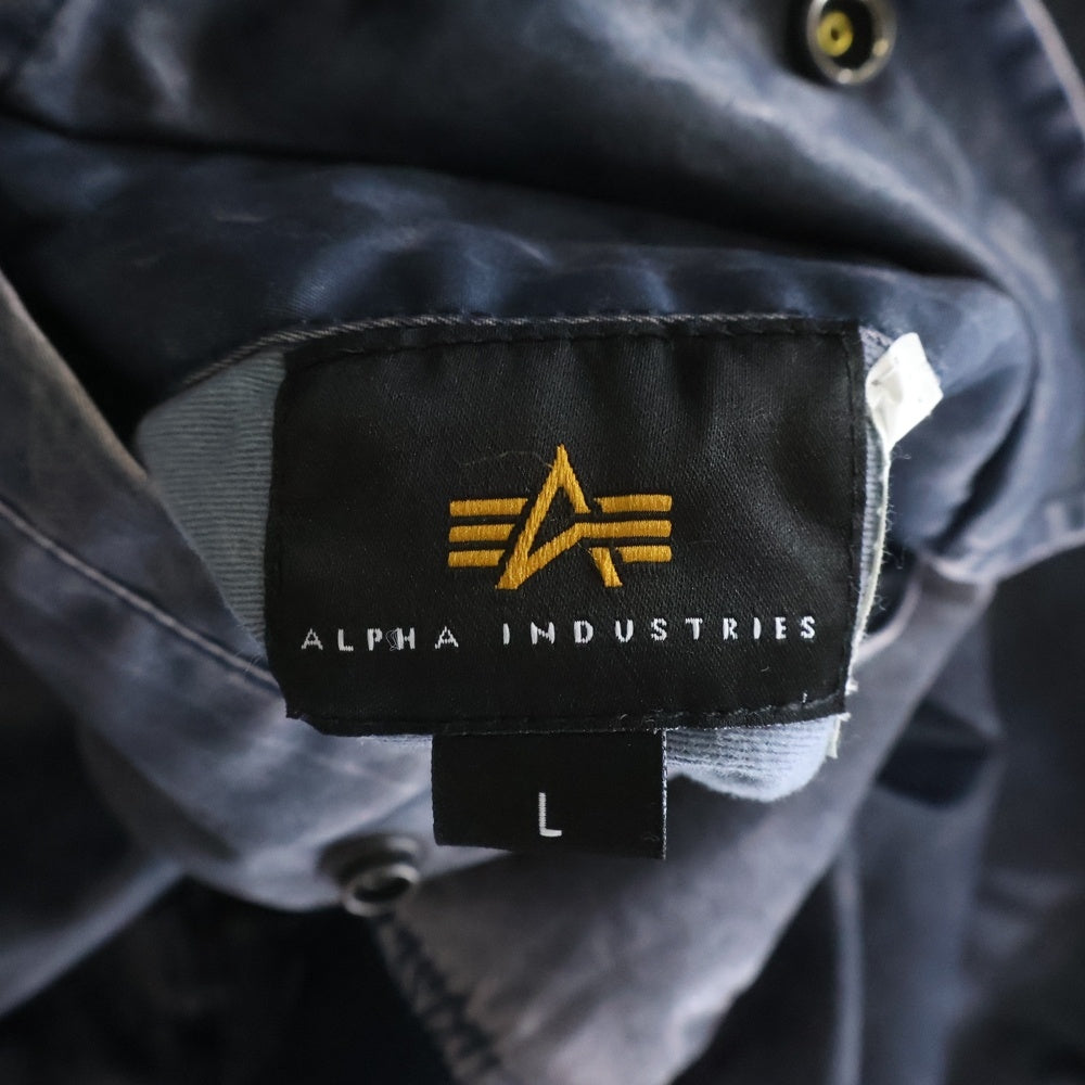 ALPHA INDUSTRIES(アルファ インダストリーズ) MA-1 SCRATCH CORE SPEC スクラッチ コアスペック ヴィンテージ加工 リバーシブル ジップアップ ナイロン フライトジャケット TA0531-067