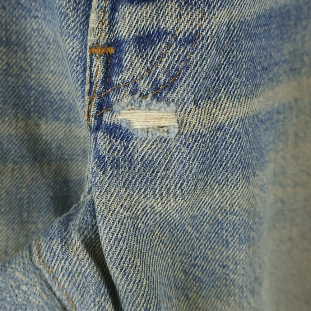 Levi's(リーバイス) 80S VINTAGE 501 ボタン裏555 バレンシア工場 ブランクタブ 赤耳 ヴィンテージ ボタンフライデニムパンツ インディゴ