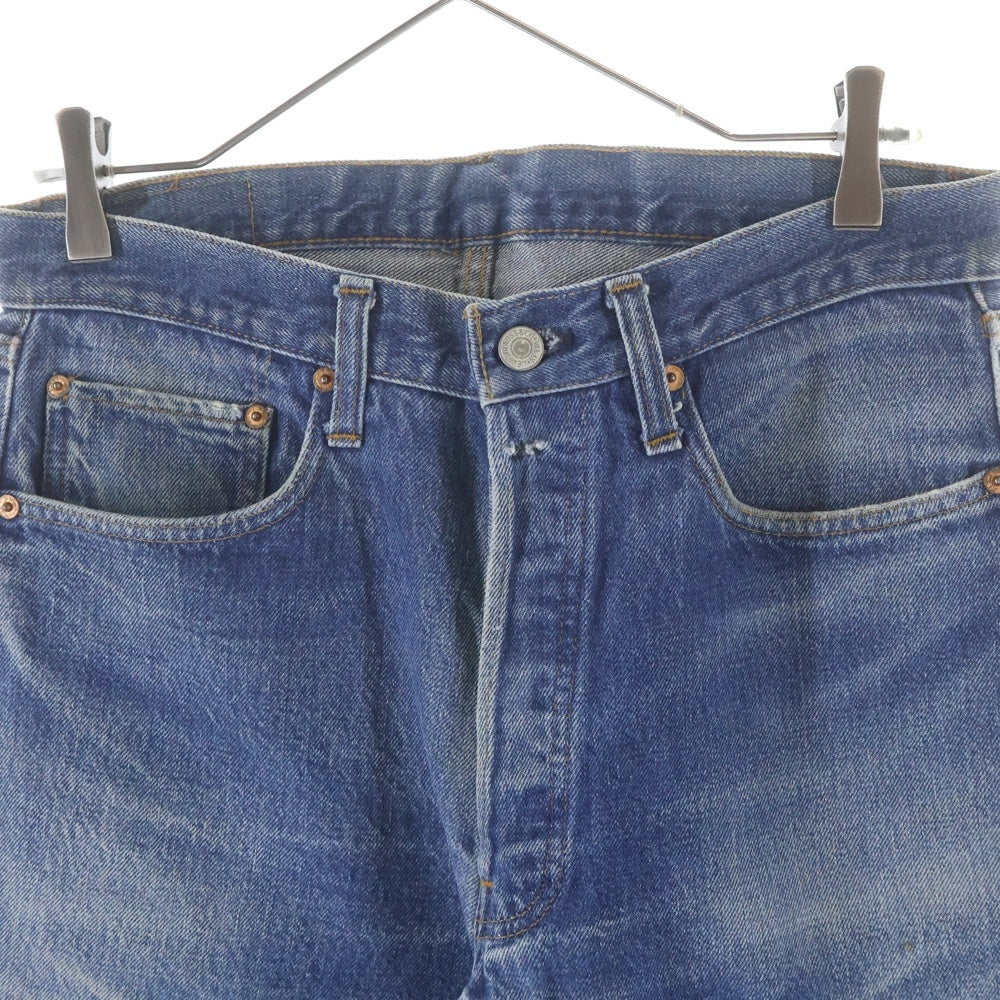 Levi's(リーバイス) 70S 501 66後期 ボタン裏6 スモールe チェーンステッチ 紙パッチ ヴィンテージ ボタンフライデニムパンツ インディゴ