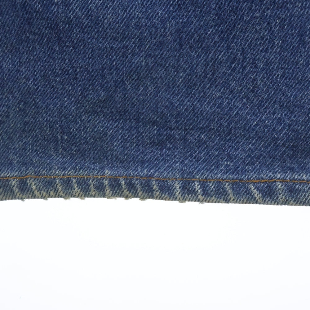 Levi's(リーバイス) 80S VINTAGE 501 ボタン裏555 バレンシア工場 ブランクタブ 赤耳 ヴィンテージ ボタンフライデニムパンツ インディゴ