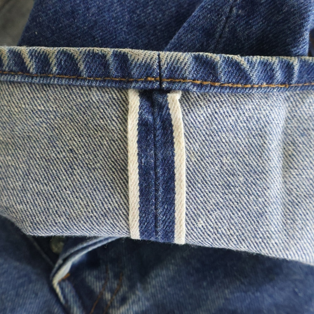 Levi's(リーバイス) 80S VINTAGE 501 ボタン裏555 バレンシア工場 ブランクタブ 赤耳 ヴィンテージ ボタンフライデニムパンツ インディゴ