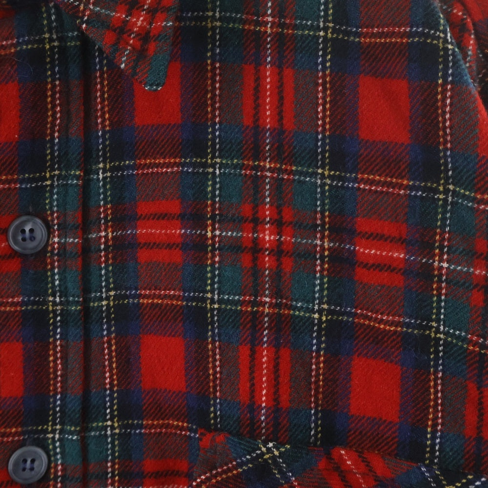 PENDLETON(ペンドルトン) VINTAGE ヴィンテージ タータンチェック ウールシャツ レッド