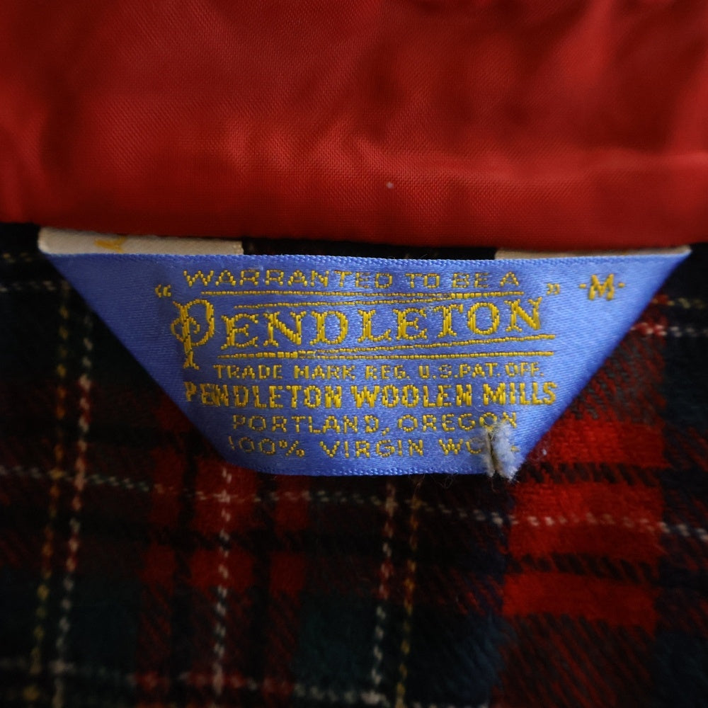 PENDLETON(ペンドルトン) VINTAGE ヴィンテージ タータンチェック ウールシャツ レッド