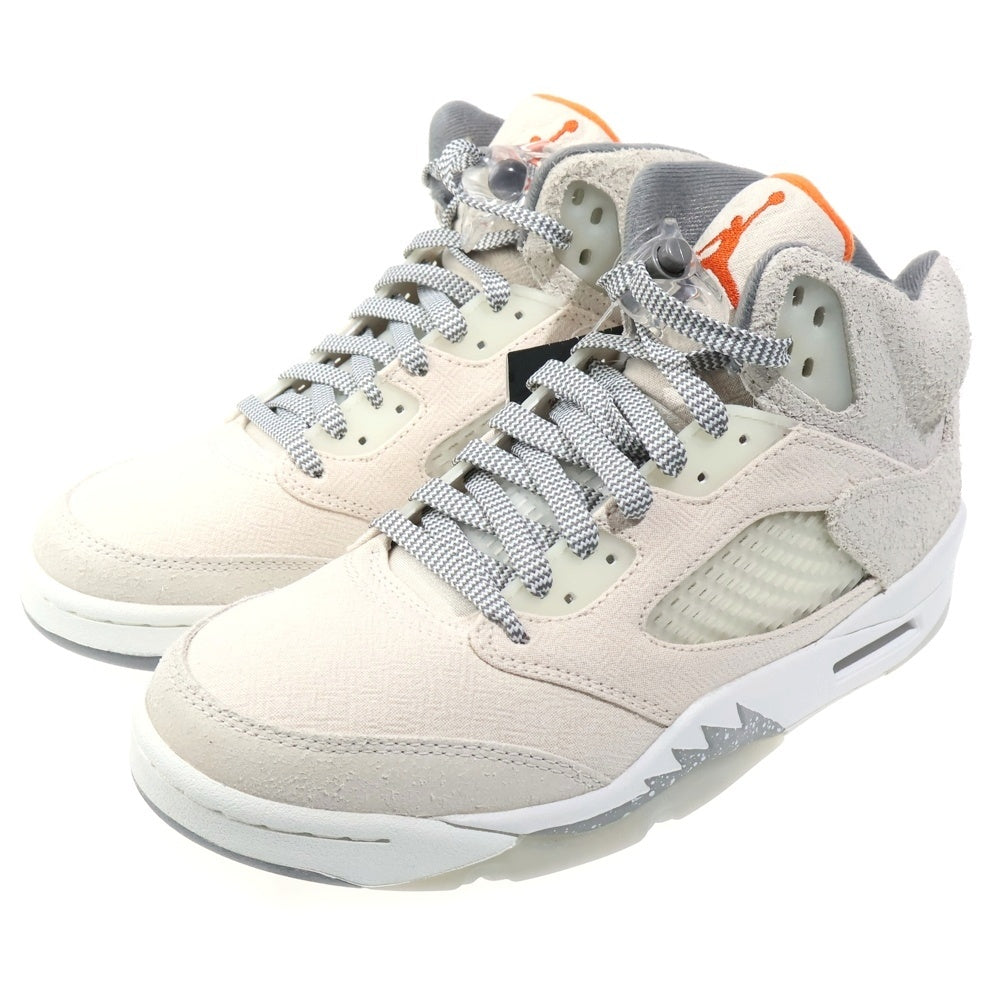 NIKE(ナイキ) AIR JORDAN 5 RETRO SE CRAFT エアジョーダン5 レトロ クラフト ハイカットスニーカー アイボリー US7.5/25.5cm FD9222-180