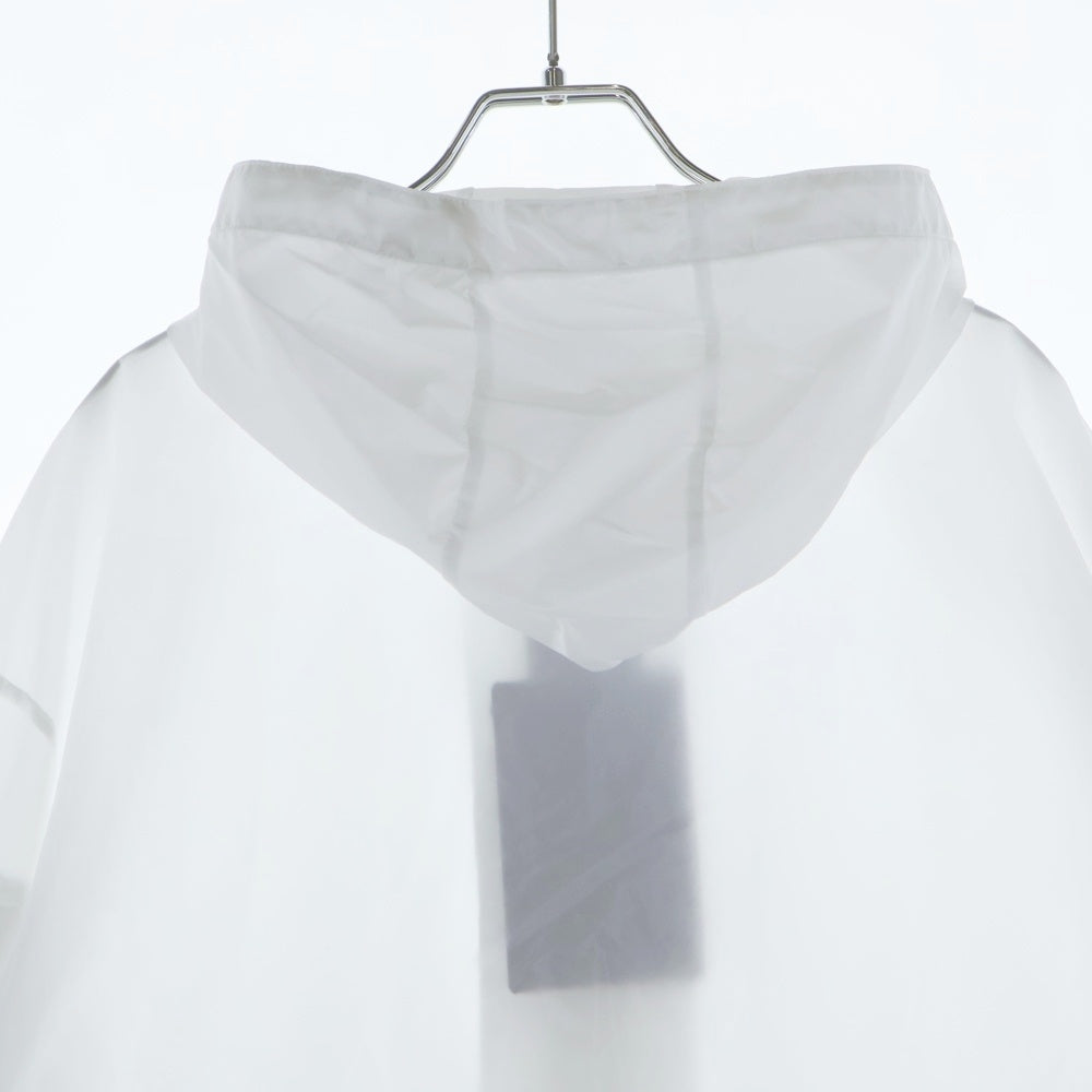 PRADA(プラダ) RE-NYLON リナイロン トライアングルロゴプレート フーデッドナイロンジャケット ジップアップブルゾン ホワイト SGC835 SOOO 1WQ9